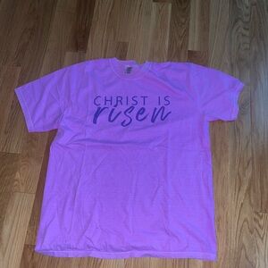 Comfort Colors Purple 'Christ is Risen' T-Shirt